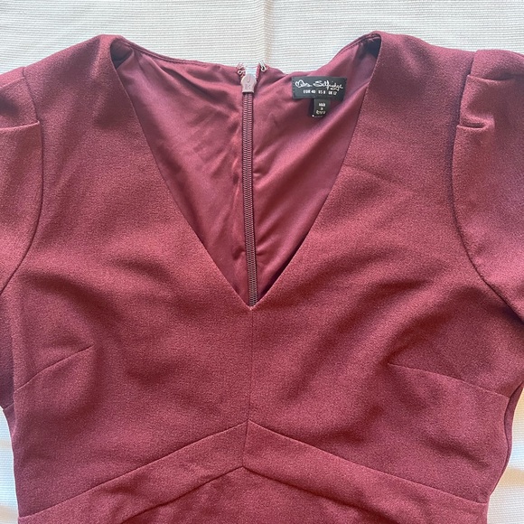 MISS SELFRIDGE Maroon mini dress - Picture 2 of 5